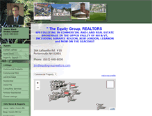 Tablet Screenshot of equitygrouprealtors.com